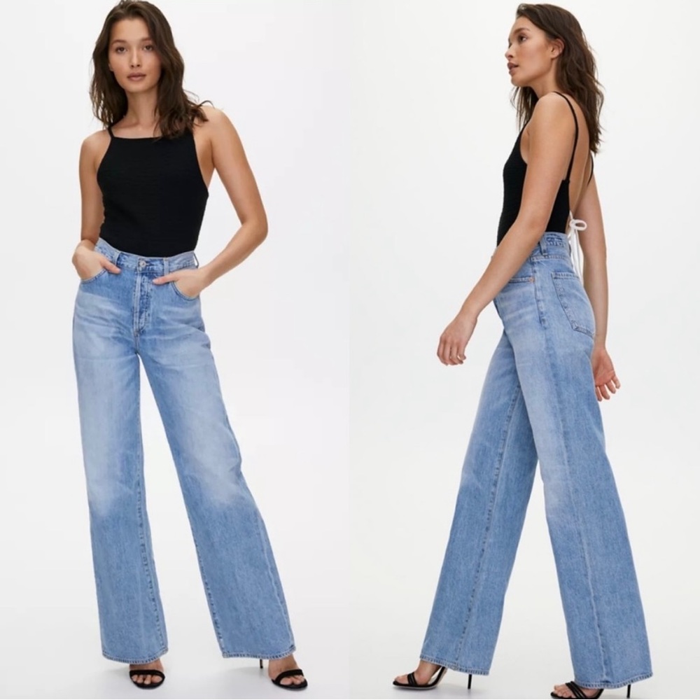 Citizens of Humanity Annina Wide Leg High Rise Jeans Tularosa Size 32